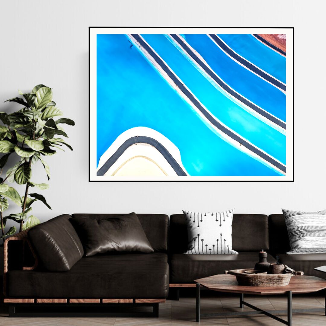 ANDREI DUMAN: Blue Lines II (limited edition print)