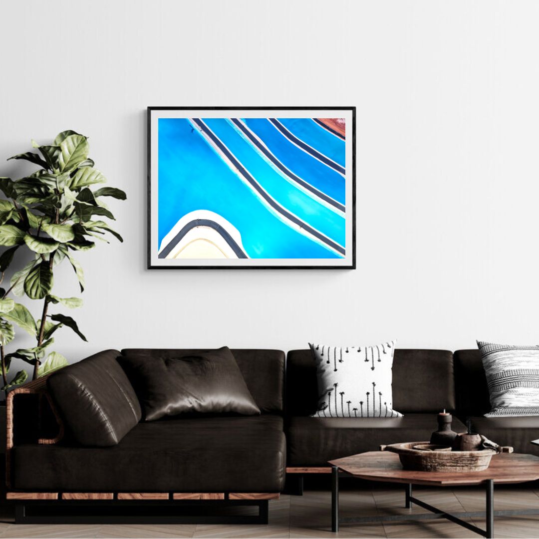 ANDREI DUMAN: Blue Lines II (limited edition print)