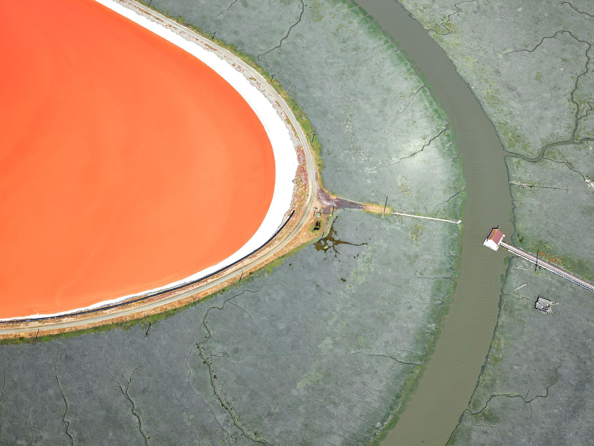 ANDREI DUMAN: Orange Lake I (limited edition print)
