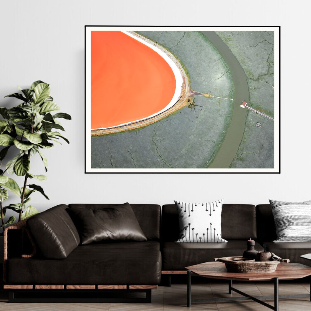 ANDREI DUMAN: Orange Lake I (limited edition print)