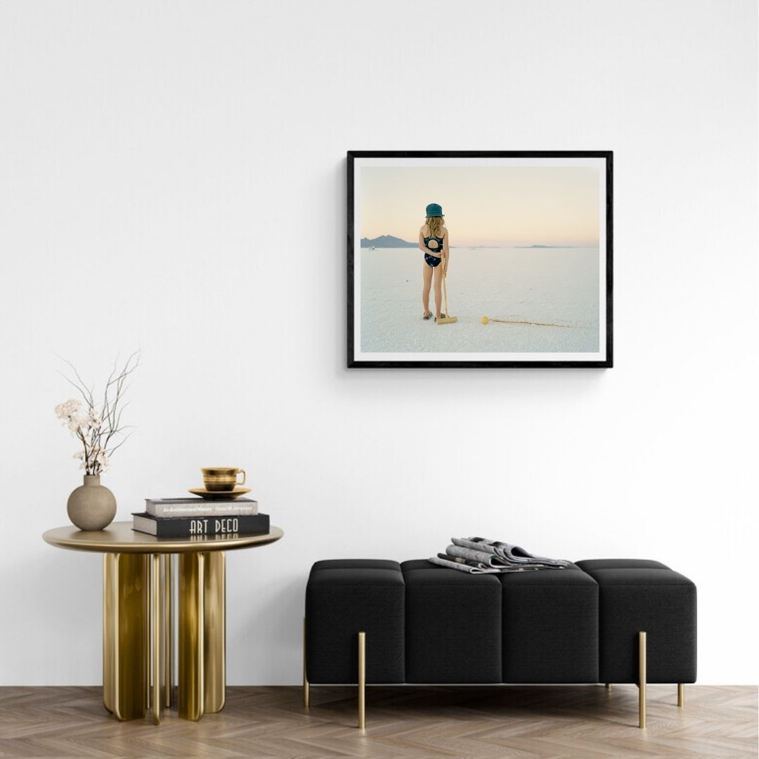 JIMMY & DENA KATZ: Girl with Croquet Mallet (fine art print)