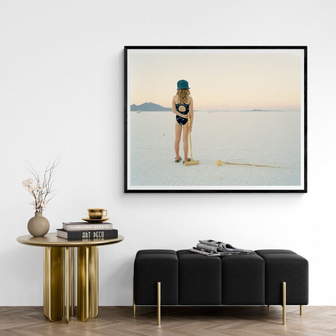 JIMMY & DENA KATZ: Girl with Croquet Mallet (fine art print)
