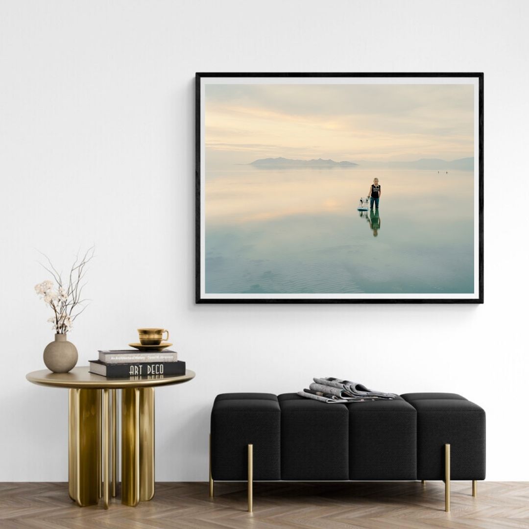 JIMMY & DENA KATZ: Girl with Dog (fine art print)