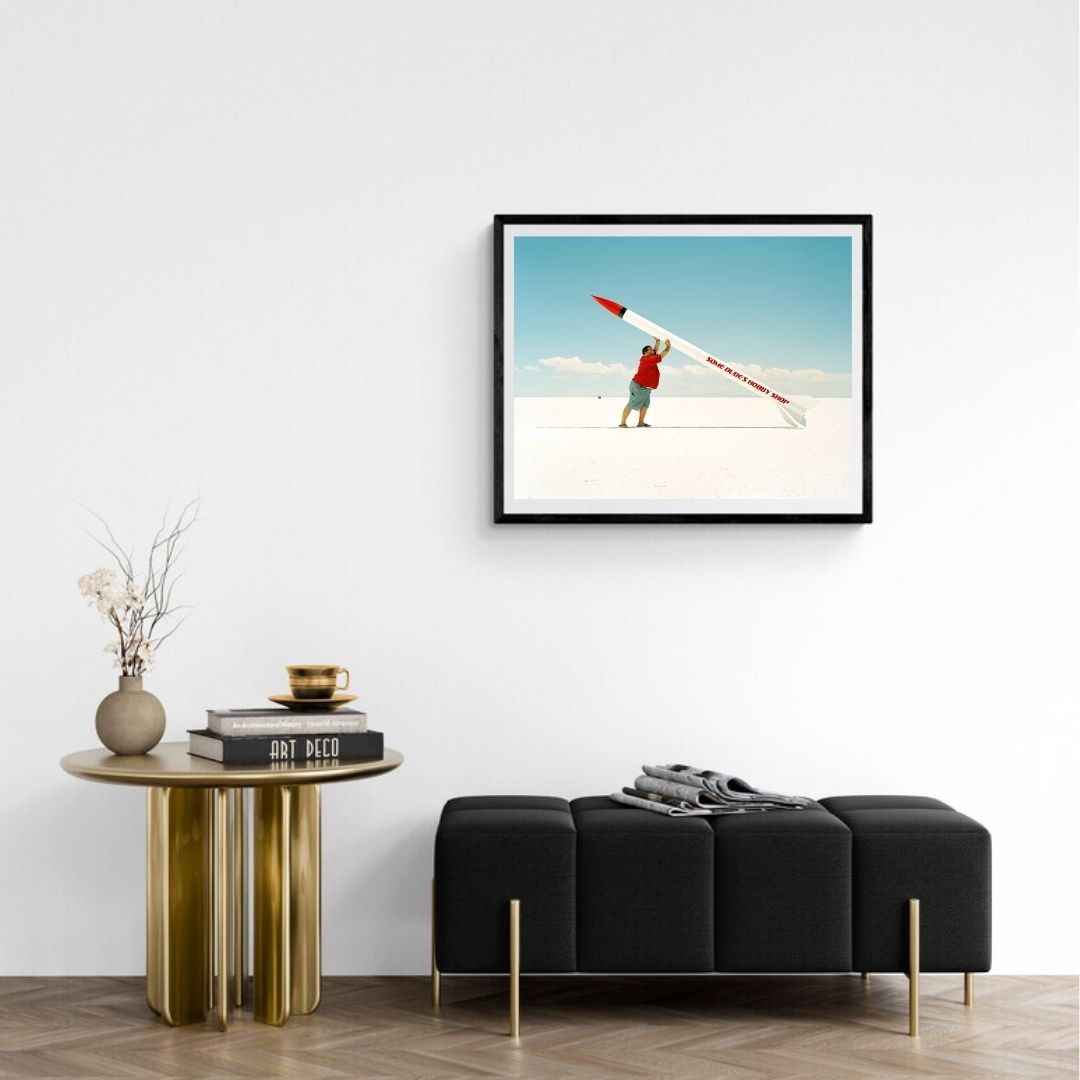 JIMMY & DENA KATZ: Lifting a Rocket (fine art print)