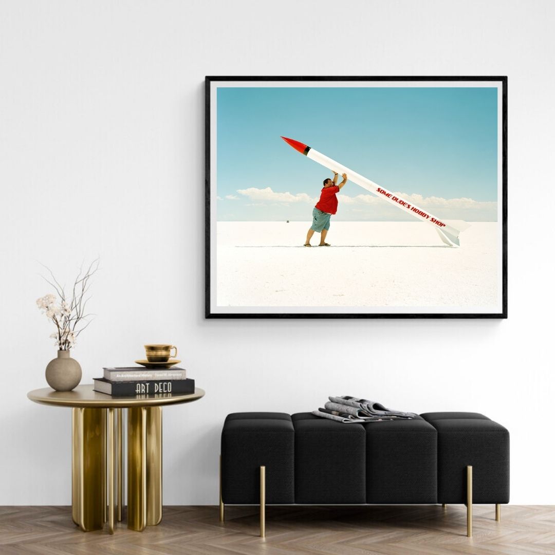 JIMMY & DENA KATZ: Lifting a Rocket (fine art print)