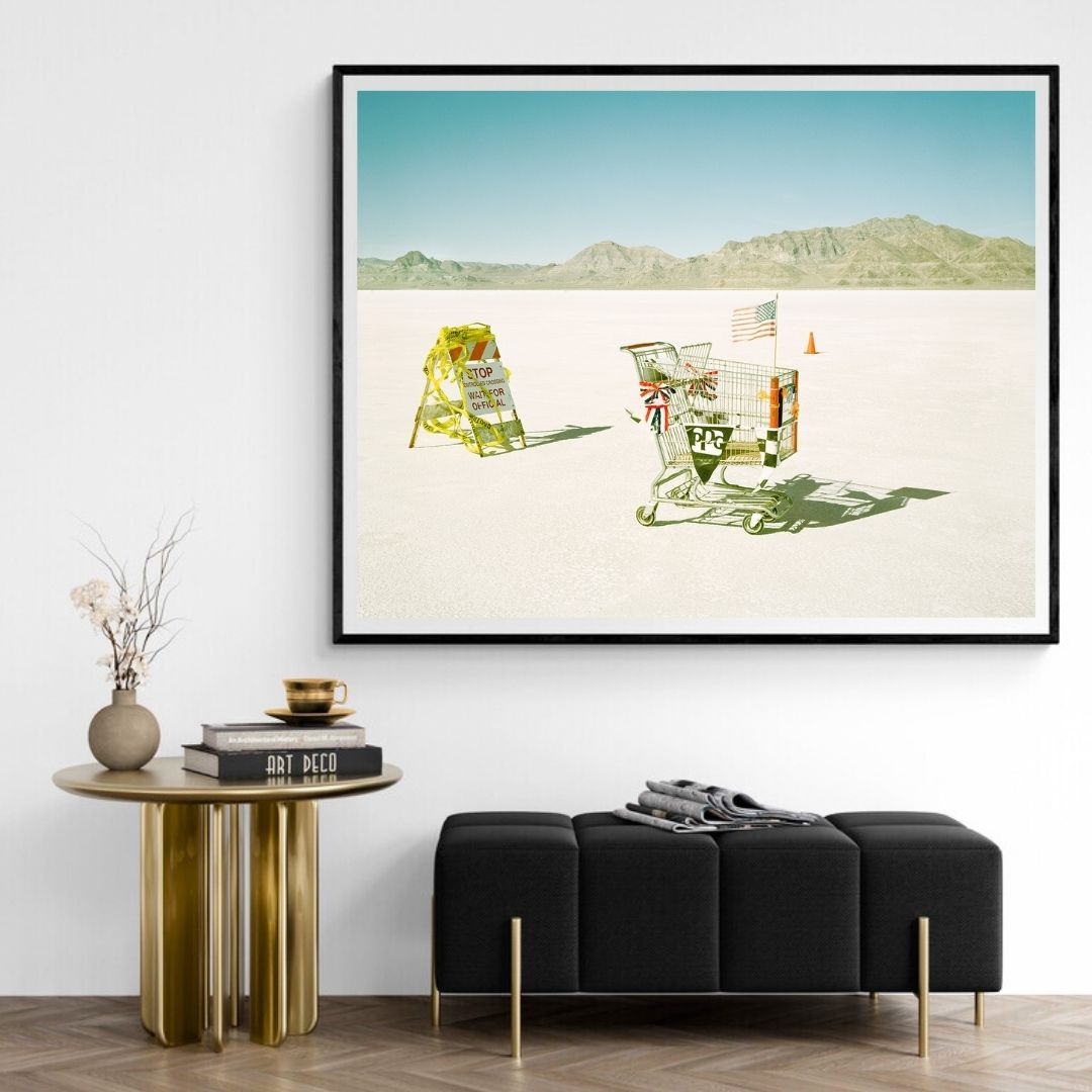 JIMMY & DENA KATZ: Shopping Cart (fine art print)