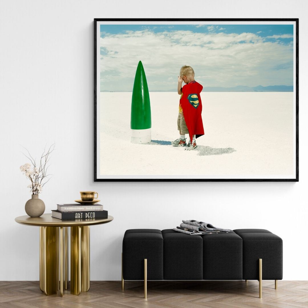 JIMMY & DENA KATZ: Superman (fine art print)