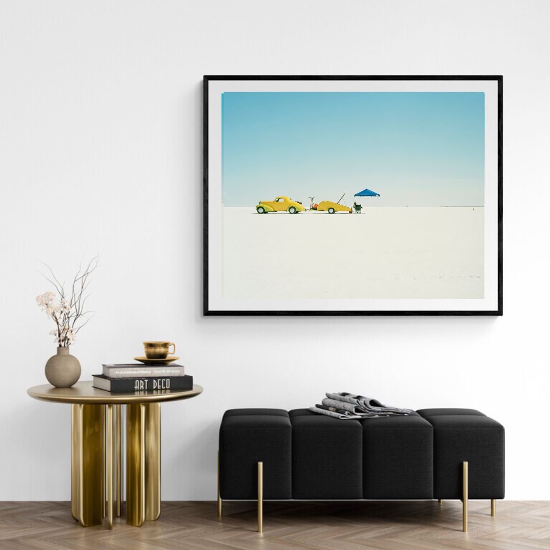 JIMMY & DENA KATZ: Yellow Car (fine art print)