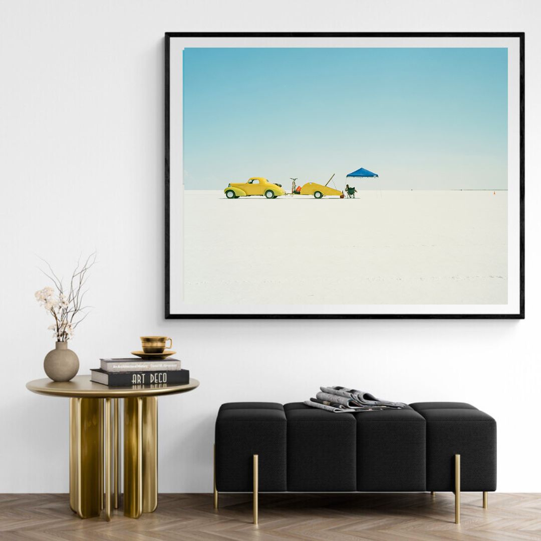 JIMMY & DENA KATZ: Yellow Car (fine art print)