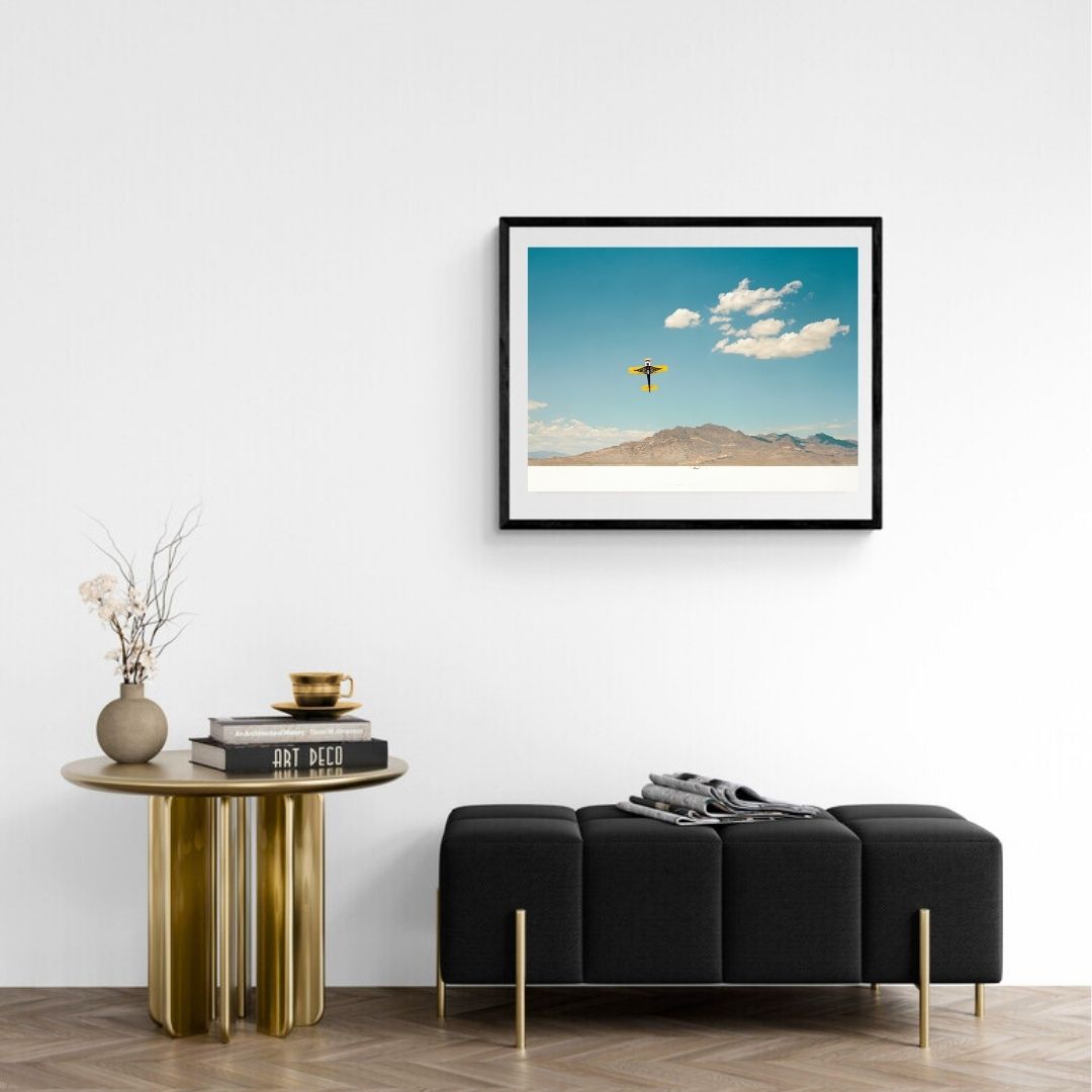 JIMMY & DENA KATZ: Yellow Plane (fine art print)