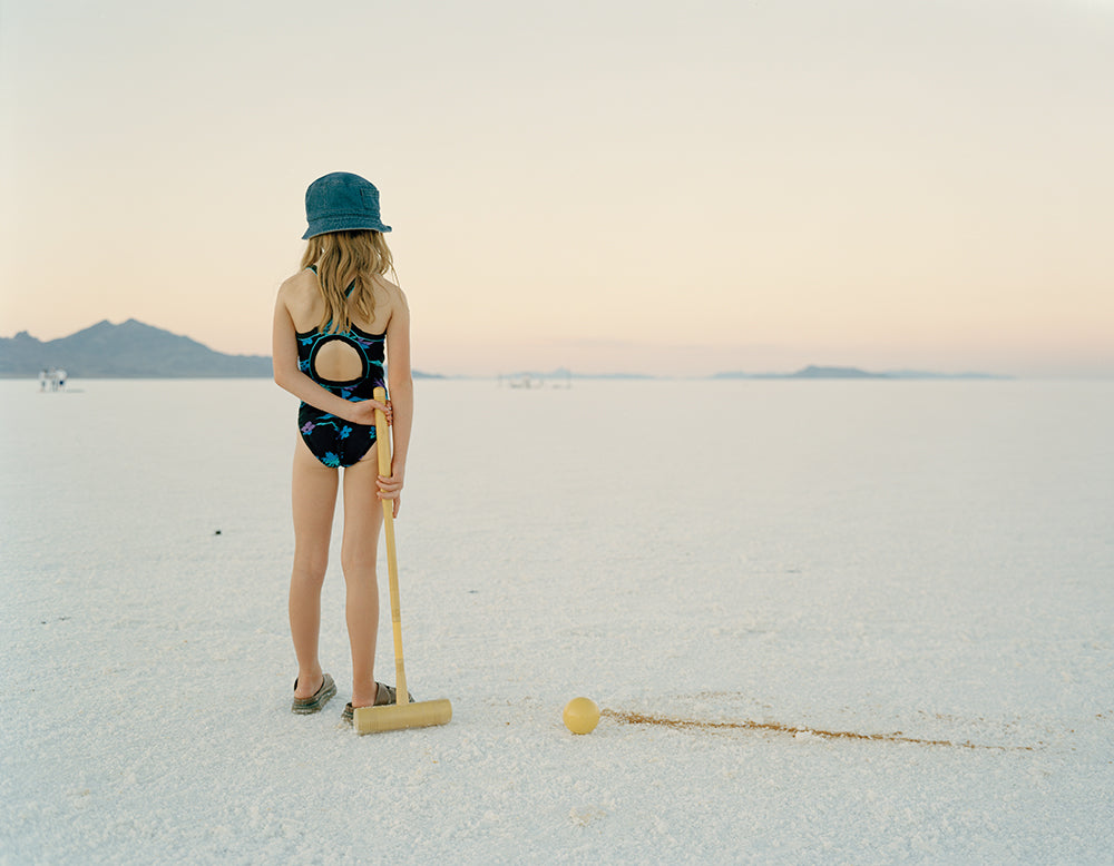 JIMMY & DENA KATZ: Girl with Croquet Mallet (fine art print)