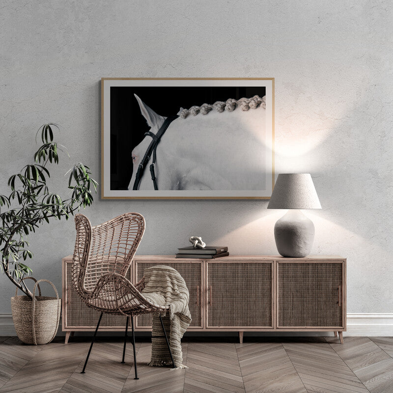 LORI ADAMSKI-PEEK: White Horse IV (limited edition print)