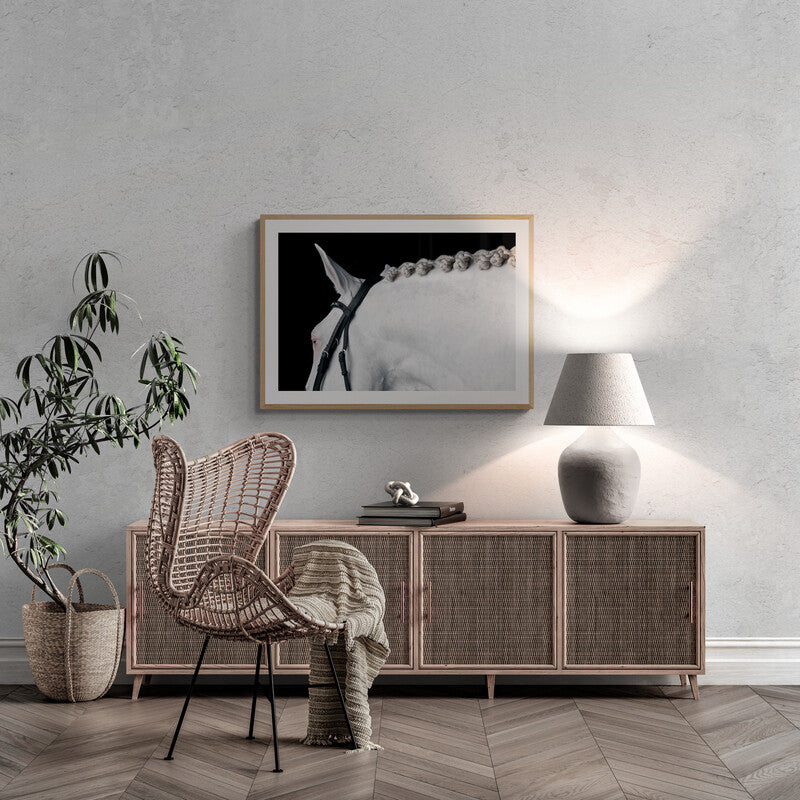 LORI ADAMSKI-PEEK: White Horse IV (limited edition print)