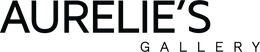 Logo of Aurelie's Gallery with black text on a white background