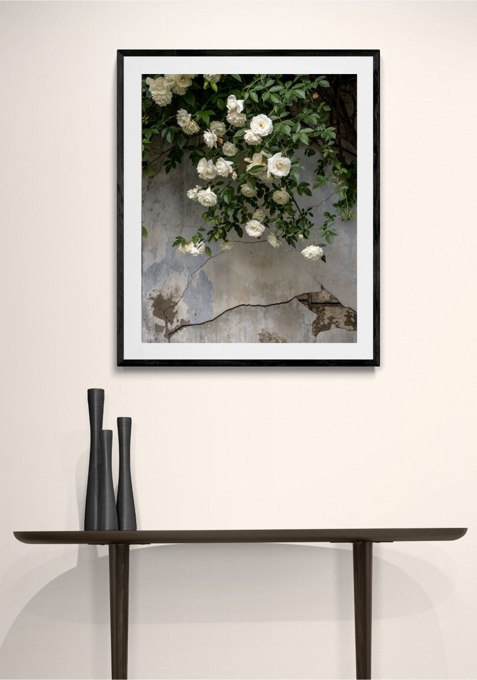 JOANNA MACLENNAN: Falling Roses (limited edition print) - Aurelie's Gallery