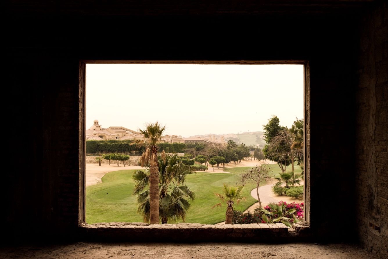 Limited Edition Print of a new suburban development under construction in the Egyptian desert.