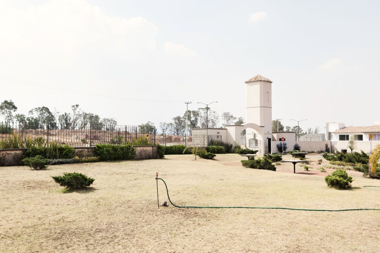 Limited Edition Print of a suburban development in construction in a desertic landscape.