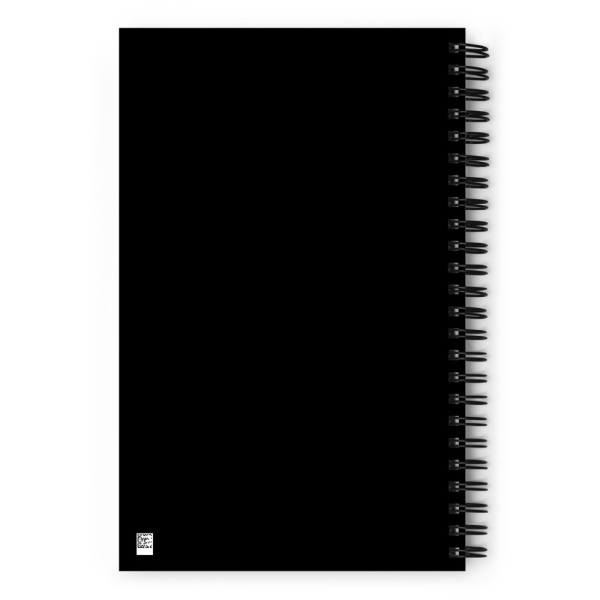 Black back of notebook