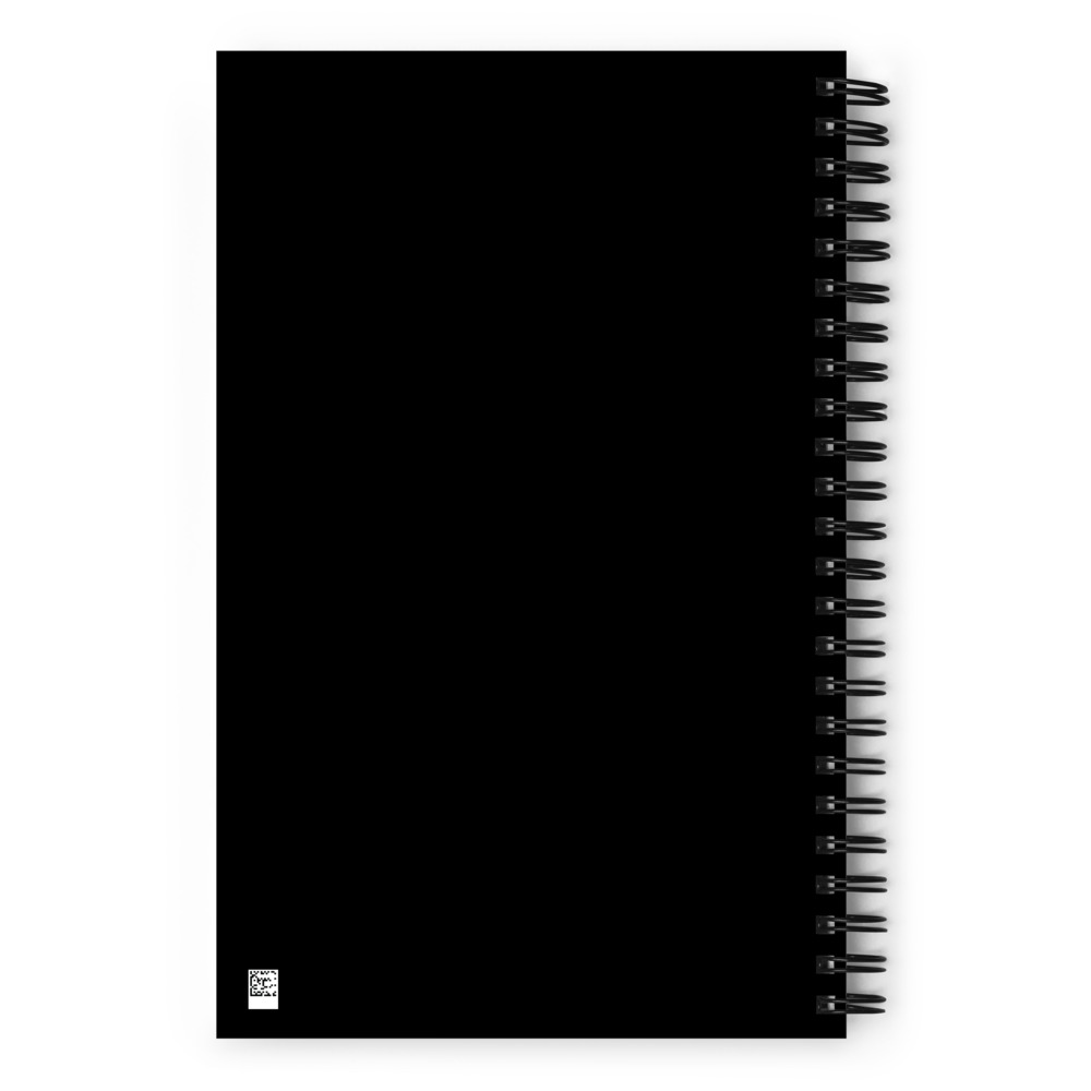 Black back of notebook