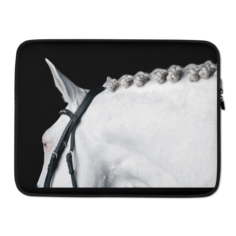LORI ADAMSKI-PEEK: White Horse, IV (laptop cover)