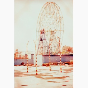 The ferris wheel at Coney Island, Brooklyn, famous fair