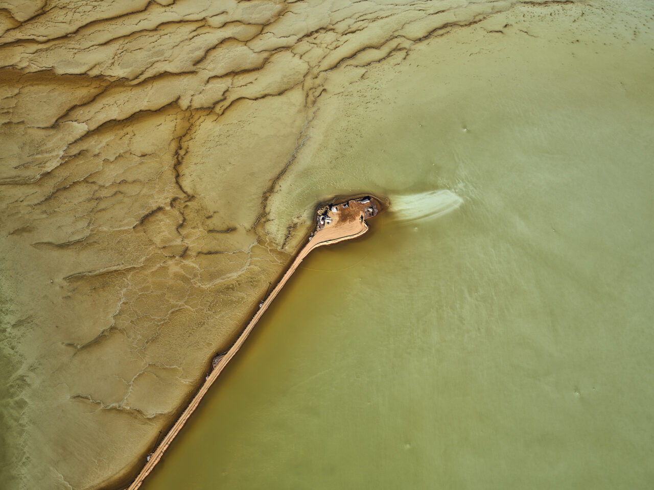 Aerial view of a desertic landscape