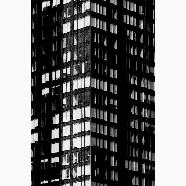 Close up of a skyscraper façade
